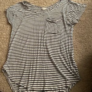 Free kisses striped shirt